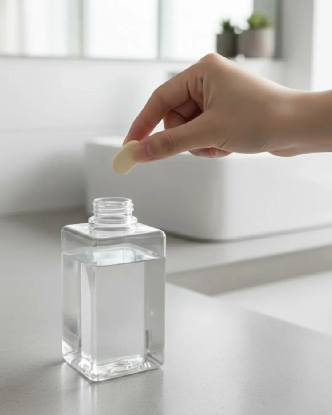 Soap Tablets Starter Kit: (Makes 4 Bottles) | 1 Bottle + 4 Refills