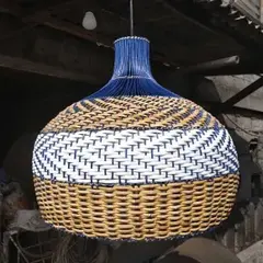 [1805_CEI_1334_D] Ocean Rattan Pendant Light | Natural Ceiling Lamp