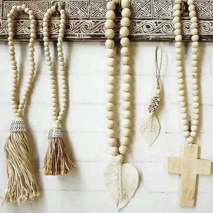 [1805_ACC_1336_D] Rummy Natural Curtain Ties | Handcrafted Artisan Tiebacks