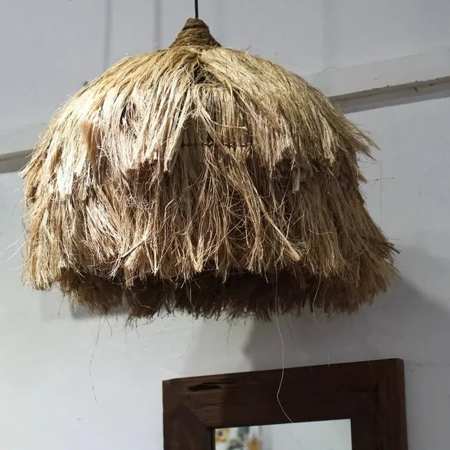 [88_CEI_1529_D] Hakuna Matata Pendant Light | Organic Natural Ceiling Lamp