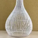 White Kariatis Rattan Pendant Light