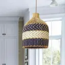 Kambanna Rattan Pendant Light | Natural Artisan Ceiling Lamp