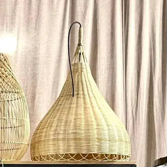 [1805_LIG_1058_D] Village Pendant Light | Handcrafted Artisan Natural Lamp