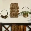 Theo Rattan Wall Sconce | Natural Boho Wall Light Singapore