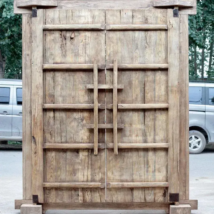 [1805_ART_1414_D_GPND-020059] Abbys Decorative Wooden Door | Reclaimed Wood Architectural Feature