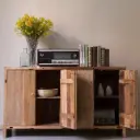 Alex Reclaimed Elm Shoe and Storage Cabinet | Entryway Furniture