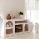 Paros Wooden Sideboard | Mediterranean Natural Wood Buffet