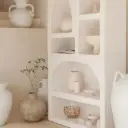 Menorca Wooden Wall Storage Unit | Mediterranean Shelving