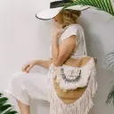 Jute Boho Handbag | Natural Eco Boho Bag Singapore