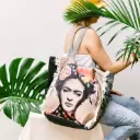 Printed Cotton Tote Bag / Frida Kahlo FK26