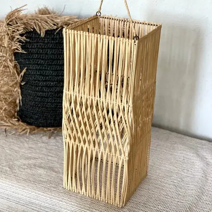 Nest Rattan Pendant Lamp | Handwoven Natural Ceiling Light