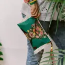 Frida Kahlo Crossbody Purse | Eco Cotton Fashion Bag