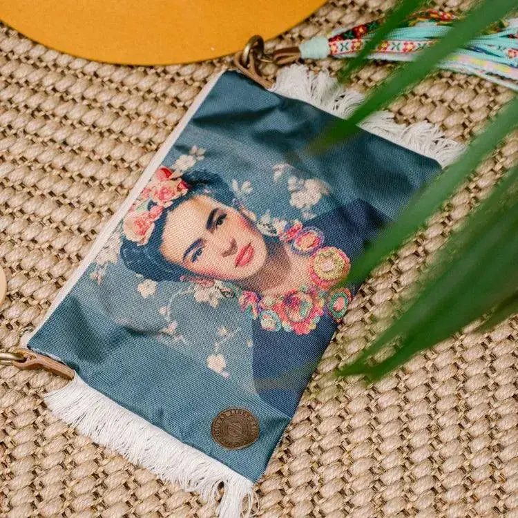 Frida Kahlo Crossbody Purse | Eco Cotton Fashion Bag