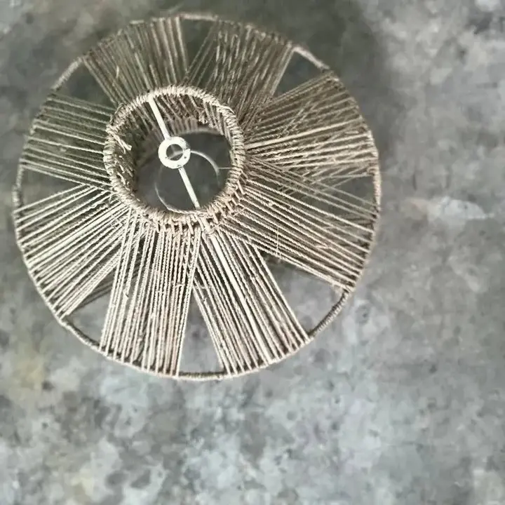 [88_LIG_1559_D] Kari Mentation Pendant Light | Artisan Natural Ceiling Lamp (Kari)