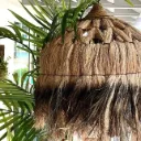 Horizon Pendant Light | Wide Natural Organic Ceiling Lamp