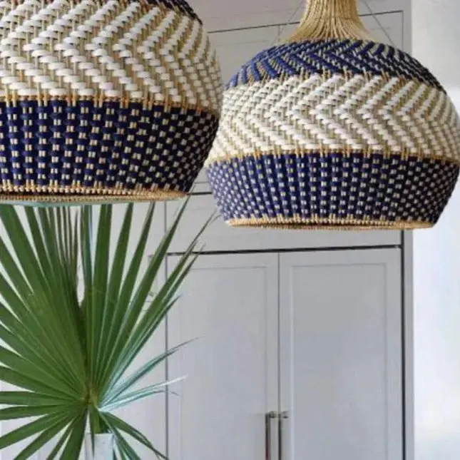 [1805_LAM_0833_D] Thalassa Rattan Pendant Light | Coastal Natural Ceiling Lamp (Original)