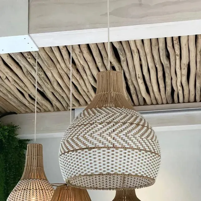 Thalassa Rattan Pendant Light | Coastal Natural Ceiling Lamp