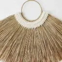 Ikaria Wood Wall Deco | Carved Natural Wood Art