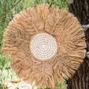 Evia Seagrass Wall Deco | Handwoven Natural Wall Art